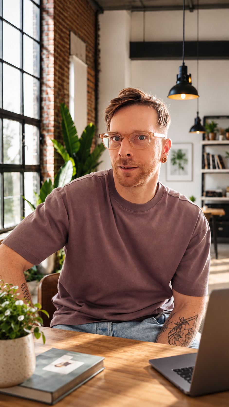 Nick Krause in seiner Praxis