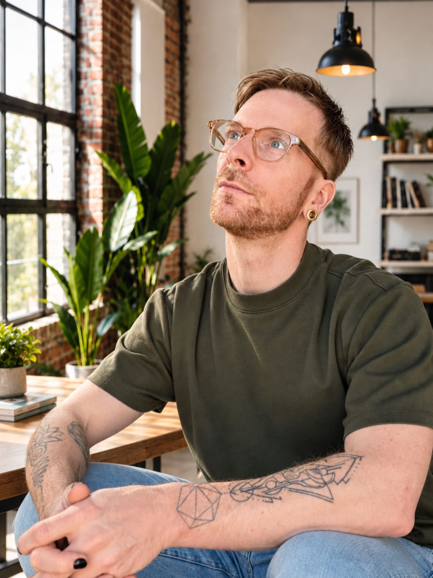 Nick Krause bei der Auswertung von Laborwerten